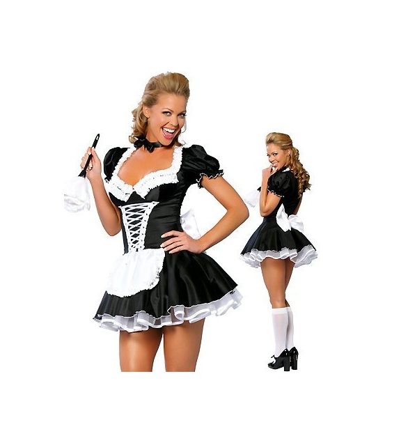French maid kostym